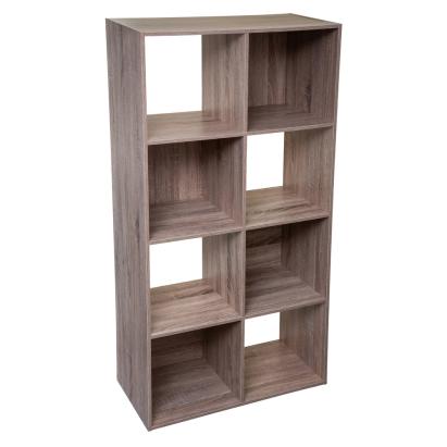 Biblioteca 5Five Mix n&apos;Modul cu 8 compartimente, finisaj natural, 67x32x134 cm, bej Household NewTrend