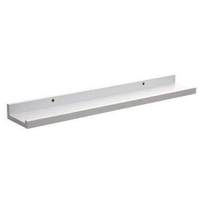 Raft perete 5Five Fixy pentru rame foto, MDF, 58x10x4 cm, alb Household NewTrend