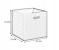Cutie depozitare 5Five din lemn MDF, pentru raft, 30x30x30 cm, alb Household NewTrend