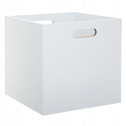 Cutie depozitare 5Five din lemn MDF, pentru raft, 30x30x30 cm, alb Household NewTrend
