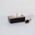 Cutie servetele 5Five Natureo cu capac detasabil, polipropilena, 26x13x9 cm, negru Household NewTrend