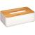 Cutie servetele 5Five Natureo cu capac detasabil, polipropilena, 26x13x9 cm, alb Household NewTrend
