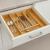 Organizator extensibil tacamuri 5Five din bambus cu 6 compartimente, 35x39x4 cm, natur Household NewTrend