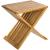 Taburet pliabil 5Five din bambus, 40x32x45 cm, maro caramel Household NewTrend