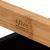 Etajera cu roti Atmosphera Natureo cu 3 niveluri, bambus si MDF, 41x20x81 cm, negru Household NewTrend