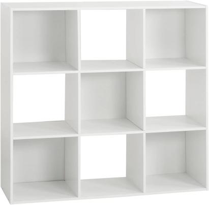 Etajera 5Five Mix n&apos;Modul, 9 compartimente, PAL, 101x32x101 cm, alb Household NewTrend