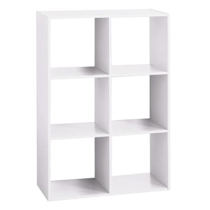 Biblioteca 5Five Mix n&apos;Modul, 6 compartimente, PAL, 68x32x101 cm, alb Household NewTrend