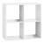 Biblioteca 5Five Mix n&apos;Modul, 4 compartimente, PAL, 68x32x68 cm, alb Household NewTrend