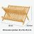 Suport vase pliabil 5Five Bambou, 42x35x25 cm, 2 niveluri, bambus natural, bej Household NewTrend