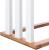 Suport prosoape 5Five Lysandre cu 3 rafturi, 55x24x82 cm, bambus alb Household NewTrend