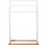 Suport prosoape 5Five Lysandre cu 3 rafturi, 55x24x82 cm, bambus alb Household NewTrend