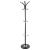 Cuier metalic 5Five cu 12 carlige si suport umbrele, otel si marmura, 182 cm, negru Household NewTrend