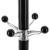 Cuier metalic 5Five cu 12 carlige si suport umbrele, otel si marmura, 182 cm, negru Household NewTrend