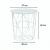 Masuta cafea cu depozitare Atmosphera Kumi, otel, 37x40 cm, alb Household NewTrend