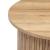 Masa de cafea Atmosphera Createur d&apos;interieur Colva, rotunda 60x45 cm, MDF bej, baza canelata Household NewTrend