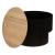 Masuta cafea Atmosphera Enola cu spatiu depozitare, MDF, 55x38 cm, negru Household NewTrend