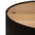 Masuta cafea Atmosphera Enola cu spatiu depozitare, MDF, 55x38 cm, negru Household NewTrend