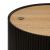 Masuta cafea Atmosphera Enola cu spatiu depozitare, MDF, 39x35 cm, negru Household NewTrend