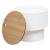 Masuta cafea Atmosphera Enola cu spatiu depozitare, MDF, 39x35 cm, alb Household NewTrend