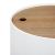 Masuta cafea Atmosphera Enola cu spatiu depozitare, MDF, 39x35 cm, alb Household NewTrend