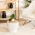 Masuta cafea Atmosphera Enola cu spatiu depozitare, MDF, 39x35 cm, alb Household NewTrend