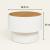 Masuta cafea Atmosphera Enola cu spatiu depozitare, MDF, 39x35 cm, alb Household NewTrend