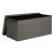 Taburet pliabil Atmosphera Lilou cu spatiu depozitare 80L, 76x38x38 cm, gri Household NewTrend