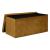 Taburet pliabil Atmosphera Lilou cu spatiu depozitare 80L, 76x38x38 cm, galben mustar Household NewTrend