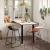 Scaun bar Atmosphera Otac, 47x49x83 cm, polipropilena si metal, negru Household NewTrend
