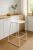 Scaun bar Atmosphera Otac, 47x49x83 cm, polipropilena si metal, alb Household NewTrend