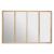 Oglinda Atmosphera Nae cu rama din lemn paulownia, 116x76 cm, montaj vertical/orizontal, natur Household NewTrend