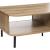 Masuta de cafea Atmosphera Colva cu 2 usi glisante, MDF si otel, 120x60x41 cm, bej Household NewTrend