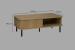 Masuta de cafea Atmosphera Colva cu 2 usi glisante, MDF si otel, 120x60x41 cm, bej Household NewTrend