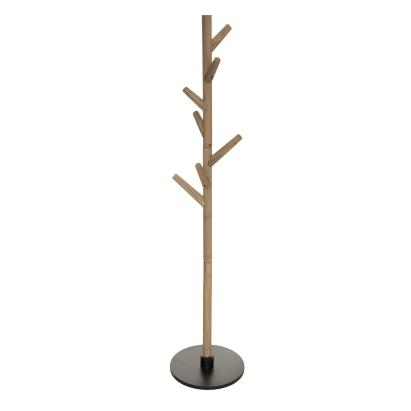 Cuier vertical Atmosphera Wild, lemn si MDF, 39x39x178 cm, maro Household NewTrend