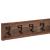Cuier perete Atmosphera Paolo cu 5 carlige, lemn mango si fier, 83x21 cm, maro Household NewTrend