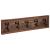 Cuier perete Atmosphera Paolo cu 5 carlige, lemn mango si fier, 83x21 cm, maro Household NewTrend