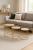 Set 3 masute cafea Atmosphera Kumi, structura metal, diametru 37, 41 si 46 cm, auriu Household NewTrend