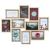 Rama foto Atmosphera Kyle cu 10 locuri, MDF si sticla, 58x49 cm, lemn natur Household NewTrend