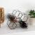 Suport sticle Atmosphera Arty pentru 6 sticle, structura metalica si MDF, 26x15x30 cm, negru Household NewTrend