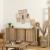 Rama foto Atmosphera Emile cu 8 cadre din lemn, 76x73 cm, bej Household NewTrend