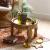 Masuta cafea rotunda Atmosphera Gypsy din lemn masiv de manguier, 51x34 cm, maro Household NewTrend