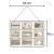 Rama foto Atmosphera Vivek pentru 18 poze, 64x49 cm, cadru metalic, maro Household NewTrend
