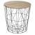 Masuta cafea rotunda Atmosphera Kumi, 40x41 cm, negru Household NewTrend