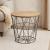 Masuta cafea rotunda Atmosphera Kumi, 40x41 cm, negru Household NewTrend
