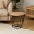 Masuta cafea rotunda Atmosphera Kumi, 38x30 cm, negru Household NewTrend