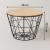 Masuta cafea rotunda Atmosphera Kumi, 38x30 cm, negru Household NewTrend