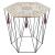 Masuta cafea octogonala Atmosphera Kumi, 44x38x40 cm, negru Household NewTrend