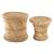 Set 2 masute cafea Atmosphera Corde din bambus, 30 cm si 37cm, bej Household NewTrend