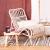 Taburet Atmosphera Woody din lemn natur, 31 cm, bej Household NewTrend