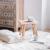 Taburet Atmosphera Woody din lemn natur, 31 cm, bej Household NewTrend